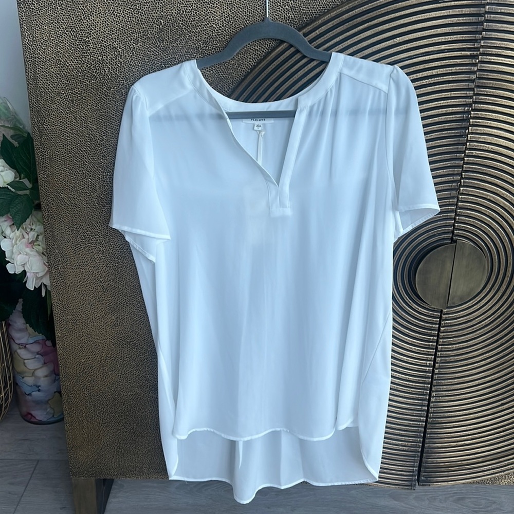 Flowy white blouse